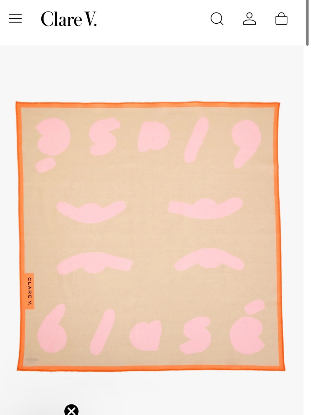 Clare V  khaki bandanna, Blase eyes